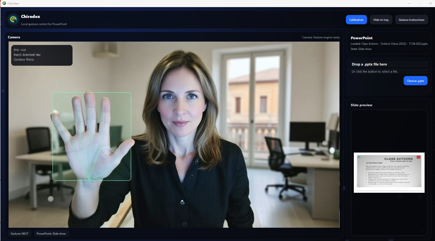 Chirodex App Interface